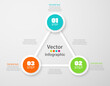 © andreyorb - Infographic design template can be used for workflow layout, diagram, number options, web design. Infographic business concept with 3 options, parts, steps or processes.Vector eps 10