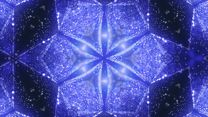 Wall Mural - Abstract kaleidoscope background. Luxury particles.Glittering Bokeh Glamour Abstract Background.
