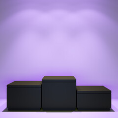 Wall Mural - 4K Product Showcase for compositing and commercial use. Box podium