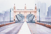 Smithfield Bridge In The Winter In Pittsburgh