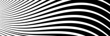 Abstract Dark With White Op Art Stripe Line Design Background
