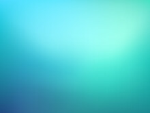 Abstract Teal Blue Gradient Background. Blurred Turquoise Water Backdrop. Vector Illustration For Your Graphic Design, Banner, Summer Or Aqua Poster