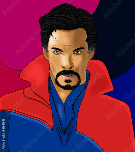 Fotografía Dr Strange
Benedict Cumberbatch
Vector Art
Portrait
Illustration