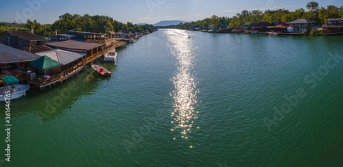 Fotografía Bojana river delta and Ada Island in Ulcinj, Montenegro