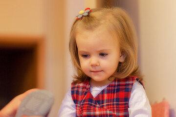 child with a buckle