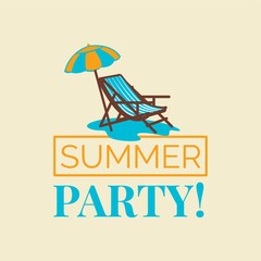 Sticker - Summer holidays design