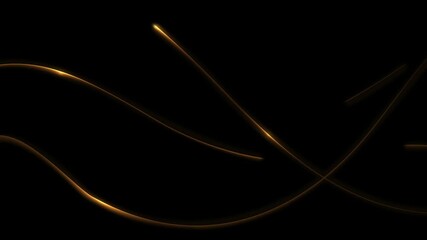 Wall Mural - Motion light effect with curve trail, Glowing shiny lines, Abstract light speed motion