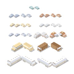 Sticker - Isometric vehicles