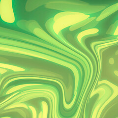 Wall Mural - green abstract graphic elements. dynamic colored shapes and lines. banners and templates with flowin