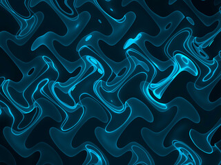 Wall Mural - blue abstract graphic elements. dynamic colored shapes and lines. banners and templates with flowing