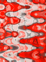 Wall Mural - red abstract graphic elements. dynamic colored shapes and lines. banners and templates with flowing 