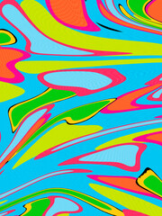 Wall Mural - blue abstract graphic elements. dynamic colored shapes and lines. banners and templates with flowing