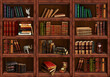Bookcase, bookshelf	
