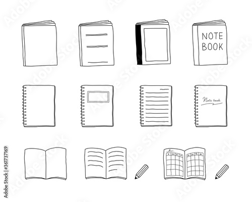 手書きのノートのイラストのセット 鉛筆 勉強 おしゃれ Acheter Ce Vecteur Libre De Droit Et Decouvrir Des Vecteurs Similaires Sur Adobe Stock Adobe Stock