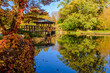 © r_andrei - Sightseeing of Wroclaw, Poland. Picturesque Japanese garden in autumn