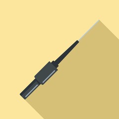 Sticker - Piercing needle icon. Flat illustration of piercing needle vector icon for web design