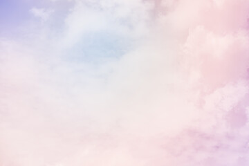 Wall Mural - cloud background with a pastel colour