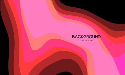 Aufkleber - Abstract background vector illustration. Colorful geometric shapes composition.