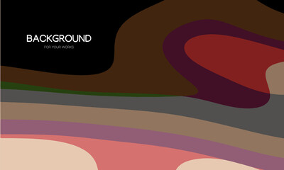 Poster - Abstract background vector illustration. Colorful geometric shapes composition.