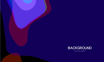 Poster - Abstract background vector illustration. Colorful geometric shapes composition.