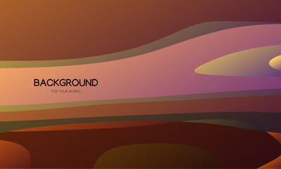 Poster - Abstract background vector illustration. Colorful geometric shapes composition.