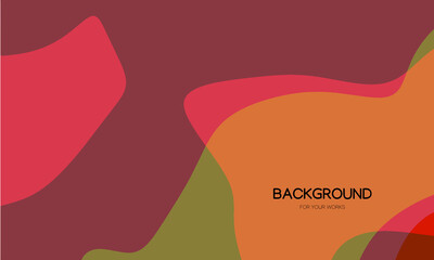 Poster - Abstract background vector illustration. Colorful geometric shapes composition.