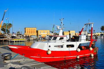 Wall Mural - the port of Imperia Oneglia Liguria Italy