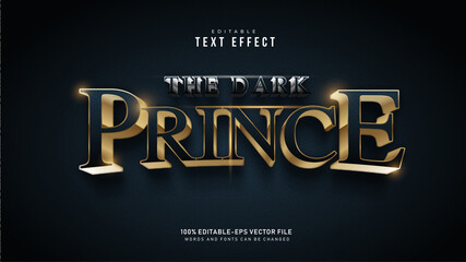 Wall Mural - Dark Prince Text Effect