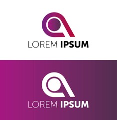 Wall Mural - Branding Identity Corporate vector logo A design.