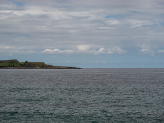 Seascape in Cantabria with a quiet sea