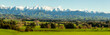 The gorgeous Tararua Ranges in the Wairarapa with snow on the peaks and the lush rural agricultural valley below