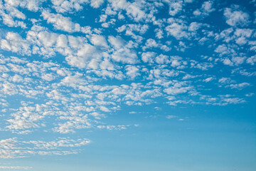 Poster - cloud landscape in a blue sky