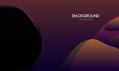 Poster - Abstract background vector illustration. Colorful geometric shapes composition.