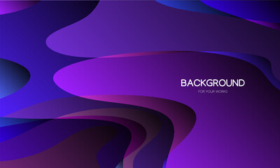 Poster - Abstract background vector illustration. Colorful geometric shapes composition.