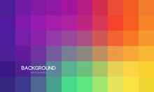 Abstract Colorful Geometric Background, Creative Design Templates. Pixel Art, Grid, Mosaic Vector Illustration.