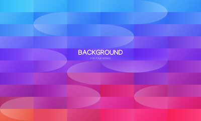 Aufkleber - Abstract colorful geometric background, Creative design templates. Pixel art, grid, mosaic vector illustration.