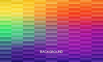 Aufkleber - Abstract colorful geometric background, Creative design templates. Pixel art, grid, mosaic vector illustration.