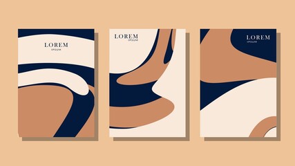 Wall Mural - 
Abstract trendy pastel universal artistic templates. Good for cover, invitation, banner.vector design