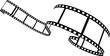 © Maxim P - Film strip vector illustration on white