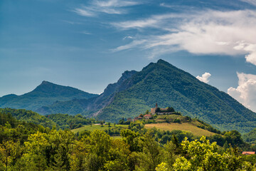 Sticker - Alpine landscape in Provence, France.