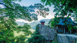 Yamadera is a scenic temple located in mountain near Yamagata city.