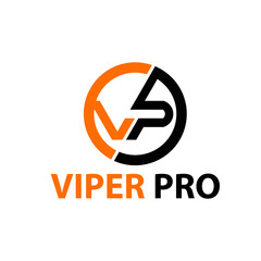 Fototapete - vp initial logo for the brand