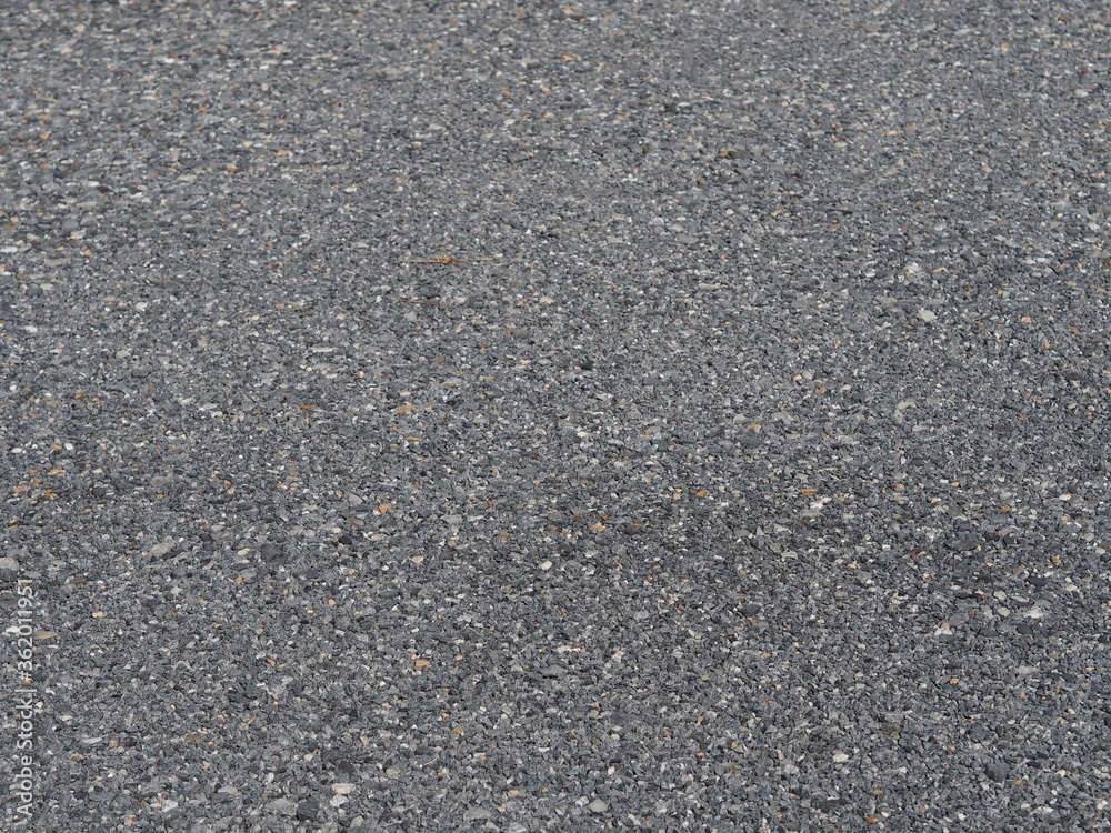 Asphalt floor Stone flake black, color rough finish surface road ...