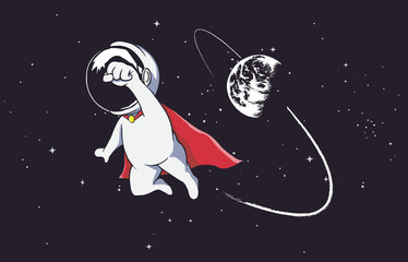 Wall Mural - super astronaut