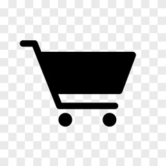 Poster - shopping cart internet shop icon in checkerboard bg. internet flat icon symbol for applications.