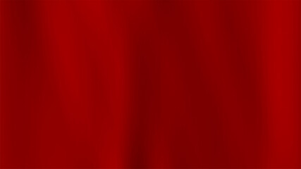 Poster - Beautiful red silk cloth. Luxury red satin smooth fabric background. Luxury vector cloth background for celebration, ceremony, event invitation card or advertising poster. Colorful vector illustration