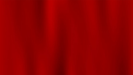 Poster - Beautiful red silk cloth. Luxury red satin smooth fabric background. Luxury vector cloth background for celebration, ceremony, event invitation card or advertising poster. Colorful vector illustration