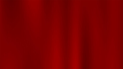 Poster - Beautiful red silk cloth. Luxury red satin smooth fabric background. Luxury vector cloth background for celebration, ceremony, event invitation card or advertising poster. Colorful vector illustration