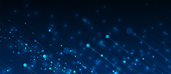 Technology data background, idea of global business solution