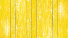 Old Grunge Yellow Painted Exfoliatet Peeled Of Rustic Bright Light Wooden Shabby Vintage Texture - Wood Background
